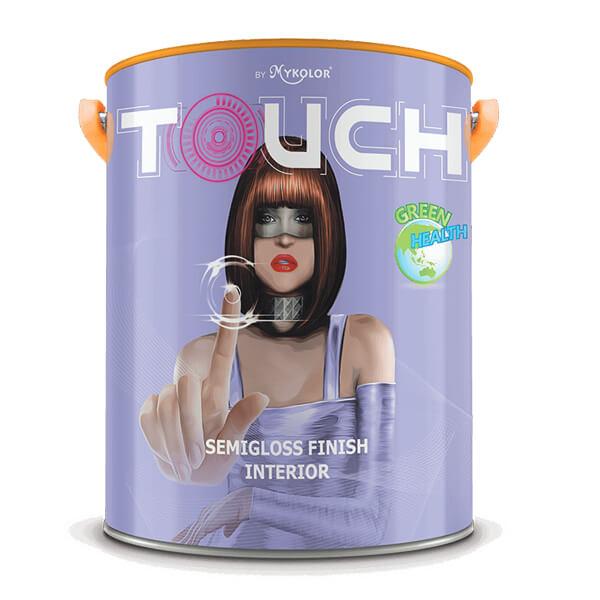 Glossy interior paint Mykolor Touch Semigloss Finish Interior