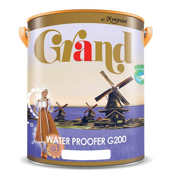 Natural tinted waterproof paint -- Mykolor Grand Water Proofer G200