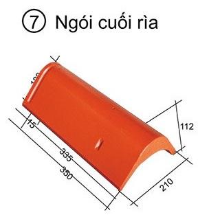 Ngói Cuối Rìa Sunrise SA01 (SA07, SA08, SA15, SA12)