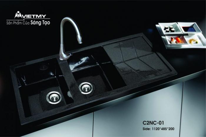 Viet My Stone Sink C2NC - 02 Black
