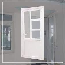 Sliding Door with 1 Milky White Wing 0m8x2m