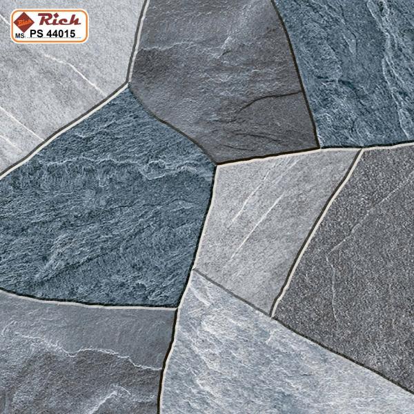 Gạch Sàn Nước (40x40) NK PS44015 Giả Đá Xám Xanh  (6V)