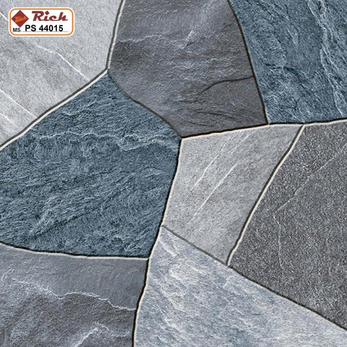 Gạch Sàn Nước (40x40) NK PS44015 Giả Đá Xám Xanh  (6V)