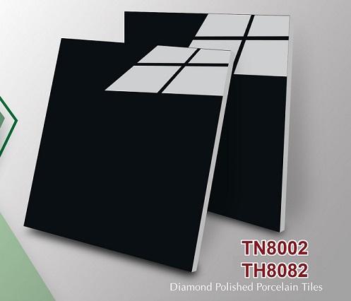 Gạch Lót Nền (80x80) TN8002 Đen Trơn